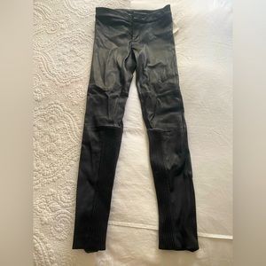 yigal azoural lamb skin leather pants